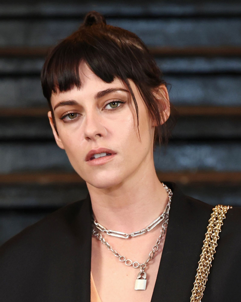 Kristen Stewart with micro bangs  2026 hair trends